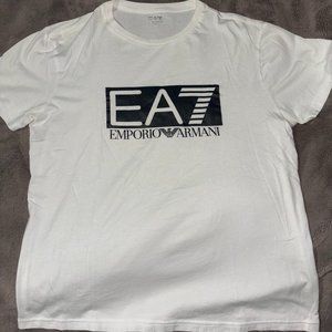 Emporio Armani Men's T-Shirt | Medium | White T-Shirt | Men's Shirts | Designer